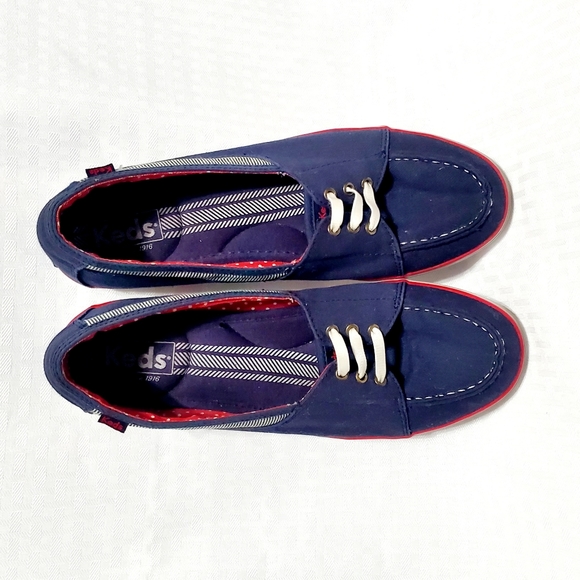 Keds Womens  WF47799 Size 10 Blue  Fabric Slip On Loafer Fashion Sneakers. - Picture 14 of 14